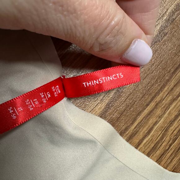 Spanx Womens Off White Slimming Sculpting Stretch Tank Top Plus Size 1X - Picture 5 of 9